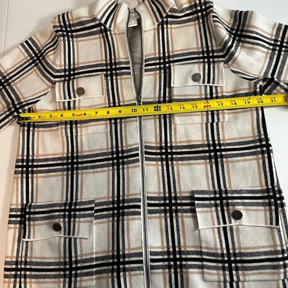 Rachel Zoe Women’s Shacket Blazer Jacket Plaid Size XL - Picture 4 of 4